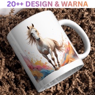 Custom Mug 12 Shio 325ml – Unique Watercolor Illustration & Full of Meaning