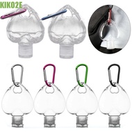 KIKO2E Spray Bottle Travel Portable Plastic Empty Heart shape Hand soap Bottle