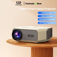 GOOJODOQ Mecha style Projector 4K 2024 WiFi projector  4k projector portable projector  Android iOS 