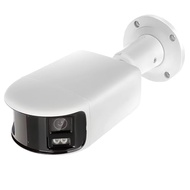 DS-2CD2T87G2P-LSU/SL 4mm HIK 8MP 180° Panoramic Dual Lens PoE Bullet IP Camera with 24/7 Colorful Im
