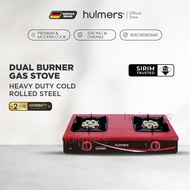 Hulmers (SIRIM Certified) Double Jet Burner Gas Stove Auto Ignition Table Top Gas Cooker (7332-H08)