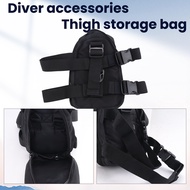 【 LCG5】-Diving Thigh Pocket Diver Zipper Storage Pouch with Leg Belt Straps Diving Cargo Bag for Tec