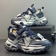 2025 Autumn Winter New Style Street Wear High-End Feel Big Head Wide Feet Sports Leisure Increased D