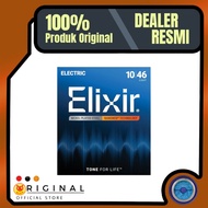 Elixir 12052 Nanoweb Electric Guitar Strings, Light, 10-46