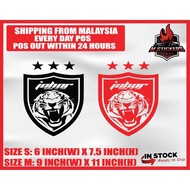 [M STICKERS] CUSTOM JDT LOGO DESIGN CAR STICKER KERETA MYVI AXIA ALZA TOYOTA HONDA PROTON PERODUA