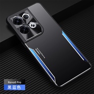 OPPO Reno 8 Pro 5G Case For OPPO Reno 8 Pro 5G【Matte aluminum alloy+TPU+PC shockproof phone case cov