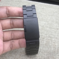 Fossil Stainless Steel Watch Strap Black Snap Buckle 22MM Suitable for FS4656FS4682FS5586 Men's Watc