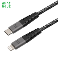 Wavlink USB-C สายเคเบิลหลอดไฟ6FT [ไม่เคยแตก] สายไนลอนถักผ่านการรับรอง MFi 3A ชาร์จไฟได้อย่างรวดเร็วซ