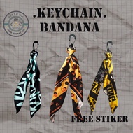 GANTUNGAN Capsmarketqyu -BAG CHARM BANDANA/UNISEX ACCESSORIES/ KEYCHAIN SKENA/ BAG HANGERKALCER/BAND