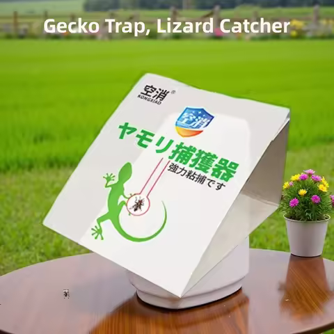 1 Piece Gecko Trap, Lizard Catcher, Catching Geckos in Household Cars & Indoor, 1 Large Piece Can Be