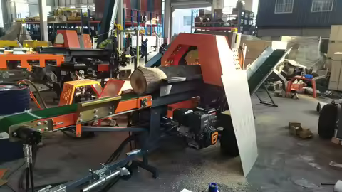 Customized 20T Firewood Processor Combination Wood Processing Machine Hydraulic Log Splitter Petrol 