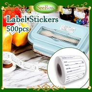 Date Content Label Storage Label Food Storage Stickers Expiration Date Label 500Pcs/Roll