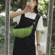 ❤❤❤❤✨Extraordinary Duck Neck Edamame Bag Big Edamame Bag Female Green Funny Plush Creative Diagonal 