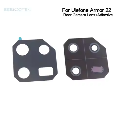 New Original Ulefone Armor 22 Rear Camera Lens Back Camera Lens Glass Cover With Adhesive For Ulefon