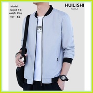 ✑    HUILISHI Korean fashion high quality bomber jacket men's jacket