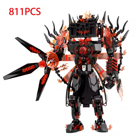 2026 Skibidis Toilet Building Blocks Featuring Titan TVman & Speakerman Robot Models Accessories Ide