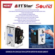 【Music.Sound】Advanced CPU Coin Selector Acceptor Sorter for Arcade Game Kit