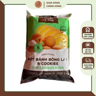 Combo 3kg 5kg flour No. 8 Bicycle type 1kg, flour for making sponge cakes, cakes, birthday cakes.