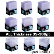 【SG Stock】 Toploader for Thick Cards 55/75/100/130/180/360/260pt Sports Topps Panini Prizm
