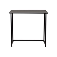 [特價]樂嫚妮 免組裝折疊工作桌/E1板材辦公書桌-寬80cm-(2色)黑色