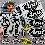 Arai Helmet Sponsor Motorcycle Helmet Reflective Sticker Arai Helmet Sticker