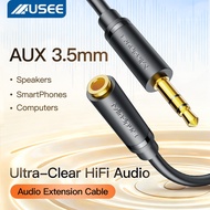 Usee Audio Extension Cable AU-05 Size 1m/2M/3m Mobile Phone Laptop Desktop Tablet Tv Braided Male-Fe