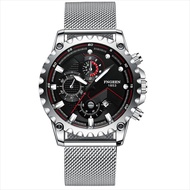 Jam Tangan Pria Analog FNGEEN 5757 Water Resist Stainless Steel