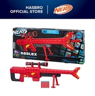 Nerf Roblox Zombie Attack: Viper Strike Nerf Sniper-Inspired Blaster With Scope Code for Exclusive Virtual Item Roblox Toys for 8 Year Old Boys &amp; Girls and Up 6-Dart Clip 6 Nerf Elite Darts Bipod