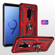 Colorful Case Samsung Galaxy S9 S8 Plus Shockproof Cover S8+ S9+ Finger Ring Holder Hard PC Phone Case Armor Casing