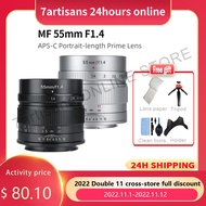 7artisans 7 artisans 55mm F1.4 Large Aperture Portrait MF Prime Lens Compatible with Sony E Canon EOS-M FujiX Micro 4/3 mount