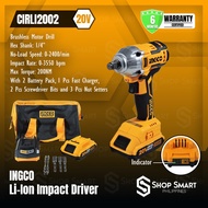 INGCO Li-Ion Impact Driver Brushless Motor Drill (CIRLI2002)