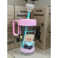 Cute Glass Butterbear x 7-11 Sweet Pink Color New In The Pack