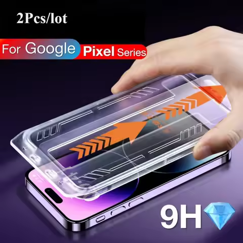 2Pcs HD Tempered Glass Dust Free Installation For Google Pixel 6A 7A 8A 9A Screen Protector For Goog