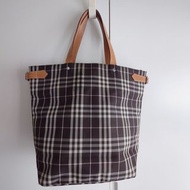 Burberry Blue Label / handbag / shoulder bag / plaid / vintage / casual / bag / leather  top handles