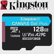 金士頓 Kingston 128GB 170MB/s U3 microSDXC UHS-I V30 A2 記憶卡 SDCG3/128GB