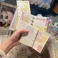 【M5】白灼桃桃711 m5小生活系列内页活页内页正反印刷120g【 M5 】 White Burned Peach 711 m5 Small