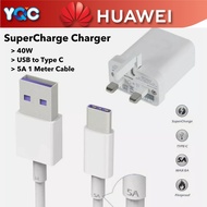 HUAWEI 40W 66W SIRIM SuperCharge Type C Power Adapter Fast Mobile Charger