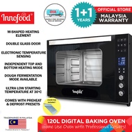 (OFFICIAL STORE) Innofood KT-CL120B 120Litres (120L) Digital Electric Oven With DOUGH FERMENTATION PREHEAT AND DEFROST FUNCTION [SHIPS DIRECTLY FROM WAREHOUSE]