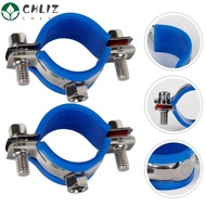 CHLIZ 1Pcs Suspension Pipe Holder, Pipe Fitting Expansion Screw Round Hose Clamp,  20/25/32/40/50/63mm Fastener Hardware Nut Hoop Tube Clip Bracket