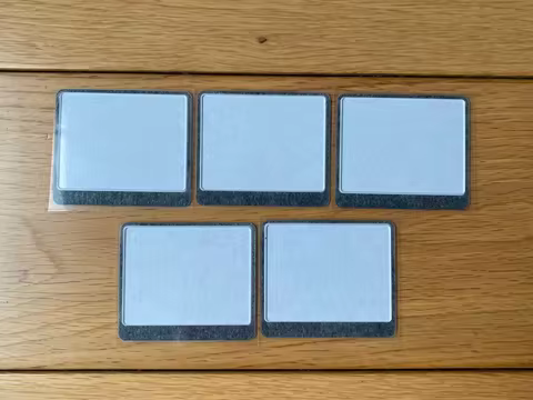 New 5pcs/lot front faceplate case clear lens window adhesive for ipod classic 6Gen 6.5Gen 7Gen 7.5Ge