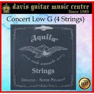 Aquila Ukulele strings Super Nylgut Concert with Low G set (4 strings)