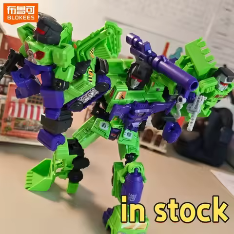 Blokees Devastator Transformers Defender Version Combination Set Armored Drill Bit Accessory Bracket
