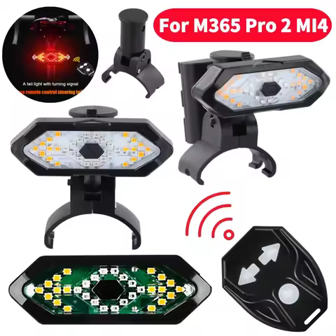 Electric Scooter Rear Fender Brake Light Support Electric Scooter Rear Indicator Mount Adjustable fo