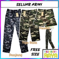 SELUAR TRACKSUIT ASKAR MILITARY ARMY GREEN LADIES TRACKSUIT CAMOUFLAGE ARMY PANTS DESIGN QUALITY PRODUCT