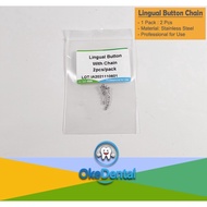 Dental Traction Round Lingual Button Chain