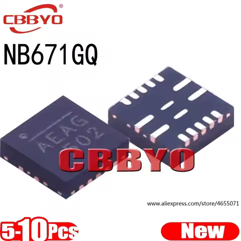 (5-10piece) 100% New NB671GQ-Z NB671GQ NB671 AEAD AEA.. QFN-16 Chipset