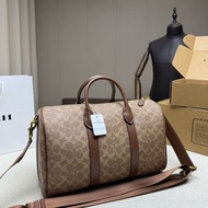 Coach Compass 25 波士頓包 經典卡其色/棕色