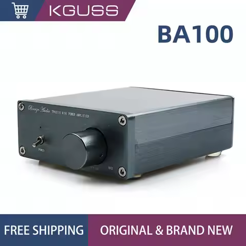 BA100 HIFI Class D audio digital power amplifier Two TPA3116 power amplifier IC high power 100W powe