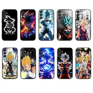 for Samsung F06 F16 F56 M06 M16 M56 5G S25 PRO Ultra edge 5G Son Gohan Soft black phone case