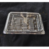 GO - L2H - GO Plastic Tray [ 50pcs± ] Bakery Disposable Plastic Clear Food Box - Bekas Makanan - OPS